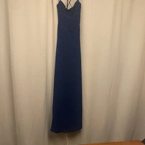 Princess Polly Navy Blue South of France Maxi Dress - Picture 6 of 12